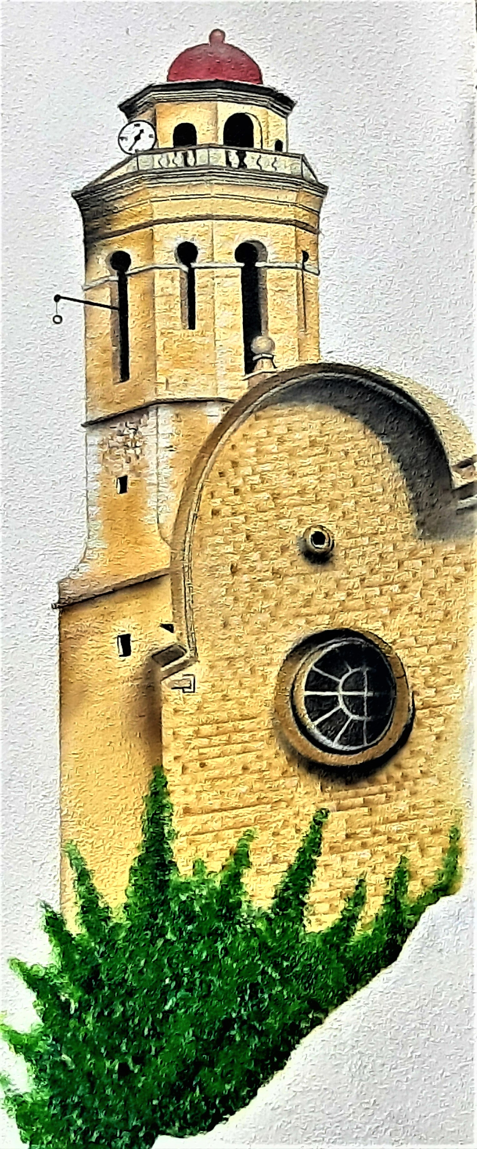 Mural esglesia de Calella
