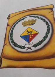 Mural escudo Ayuntamiento Calella