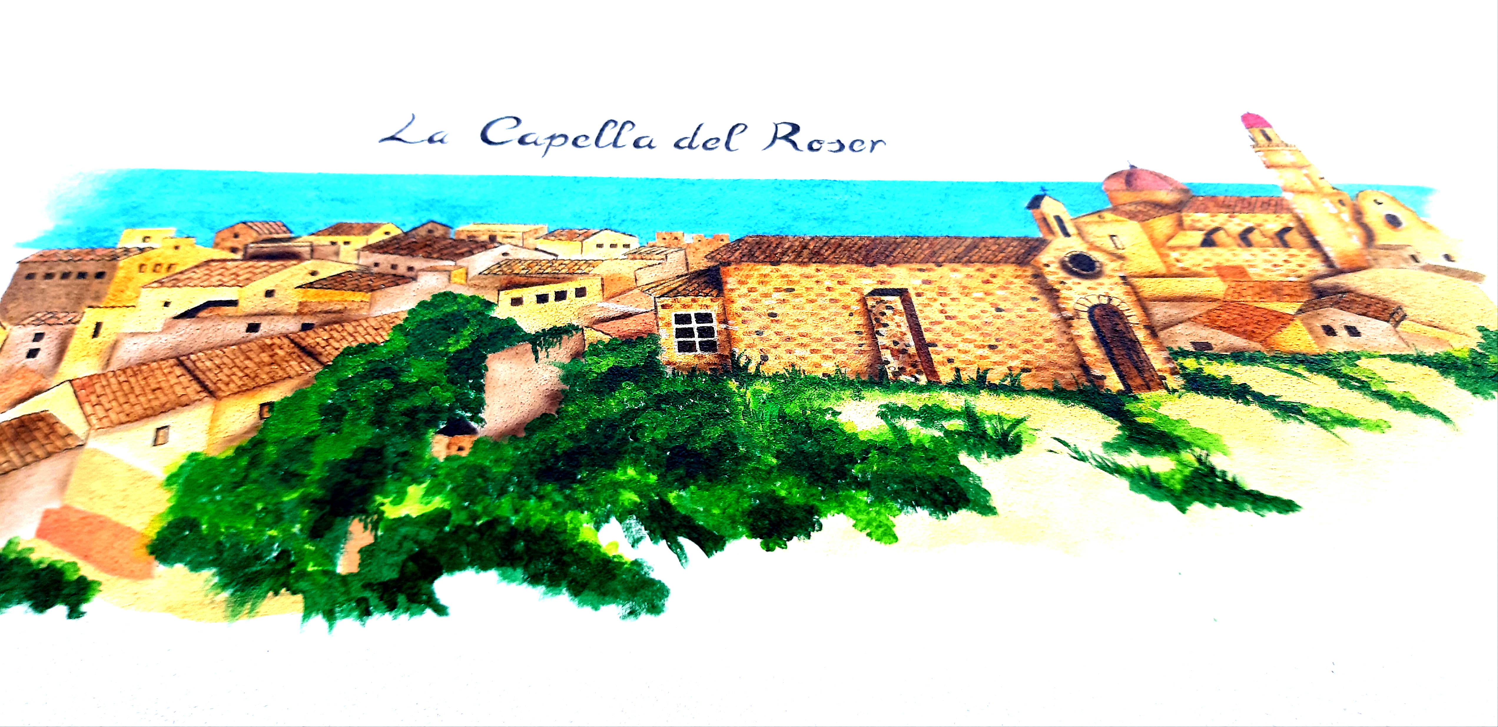 Pintura mural "Esglesia del Roser