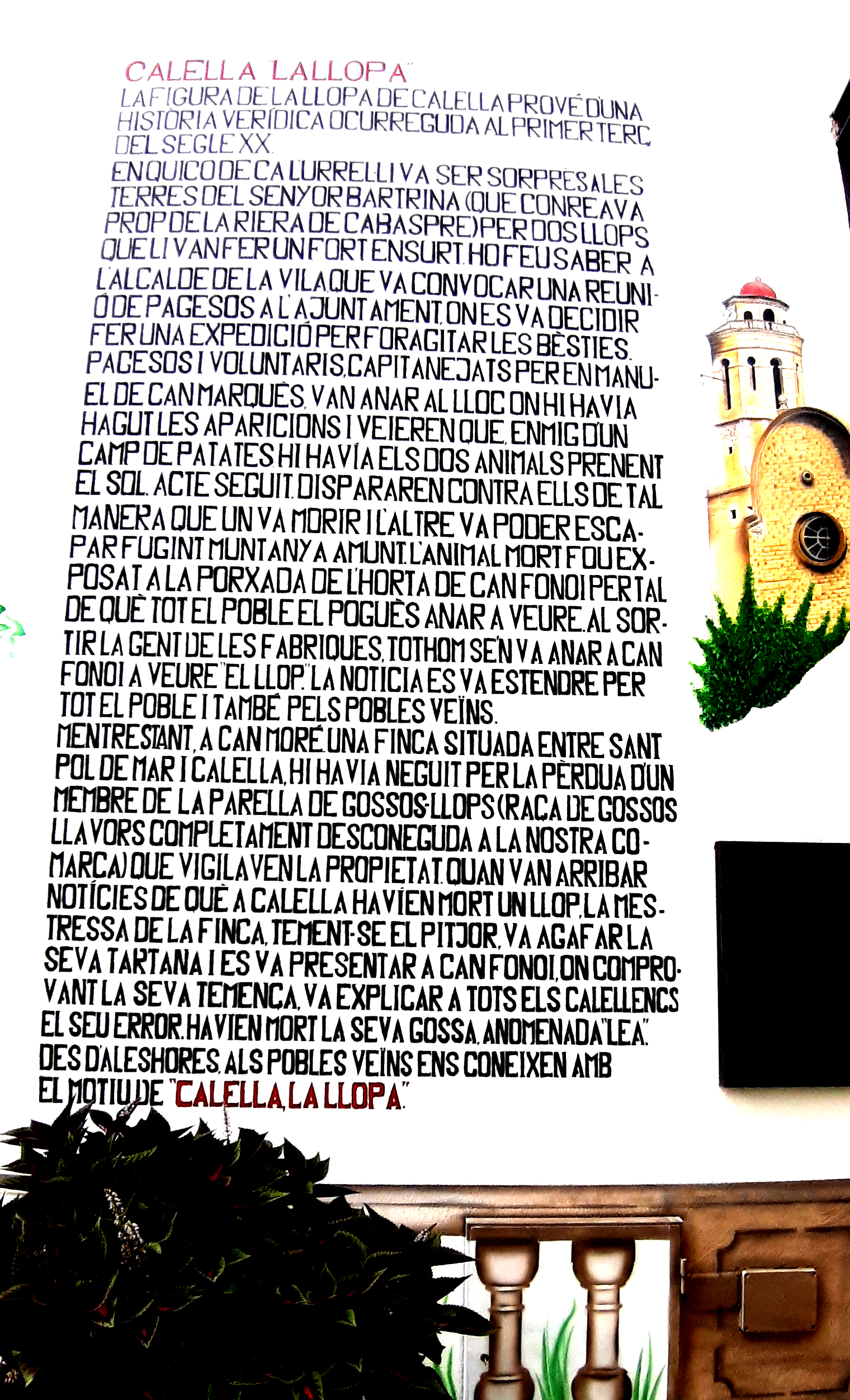 Historia de la Llopa de Calella