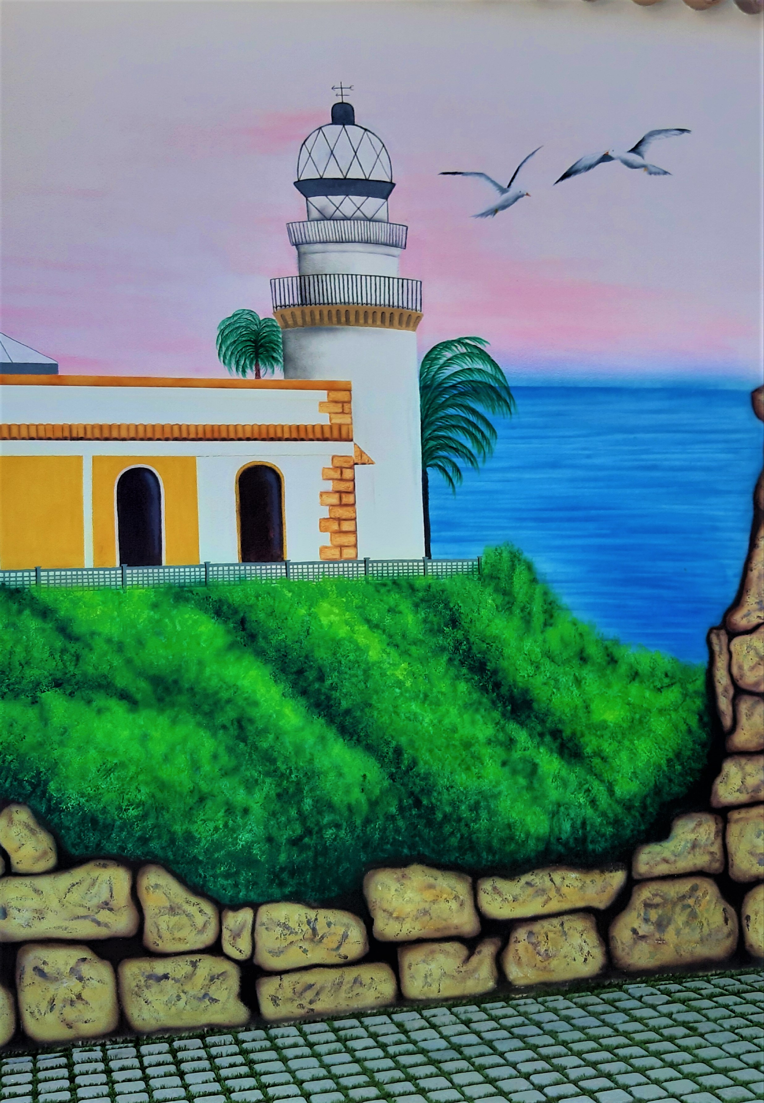 Mural far de Calella