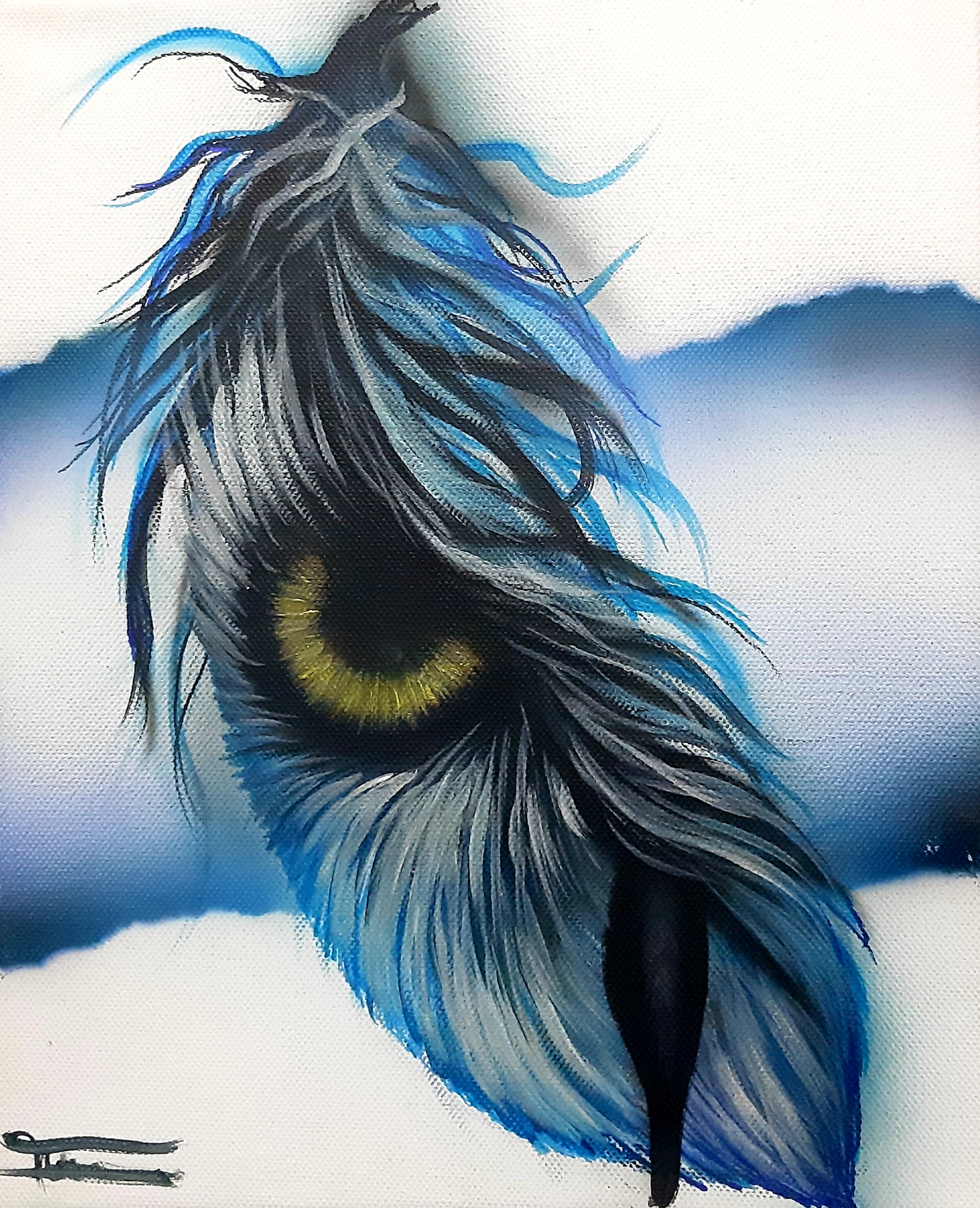 Pluma de buho
