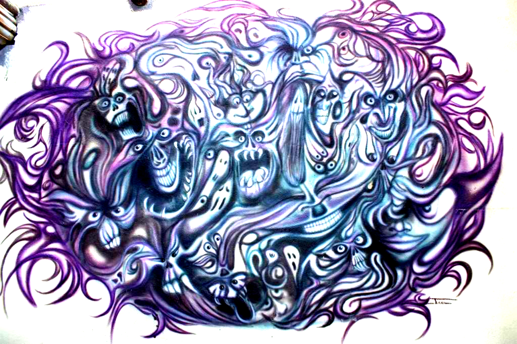 Mural monstruos