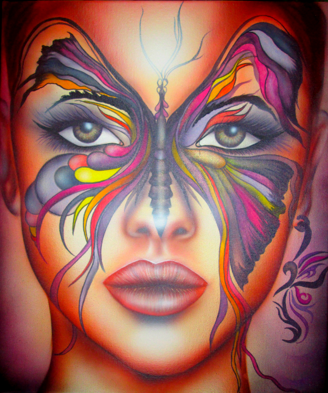 Papillon woman