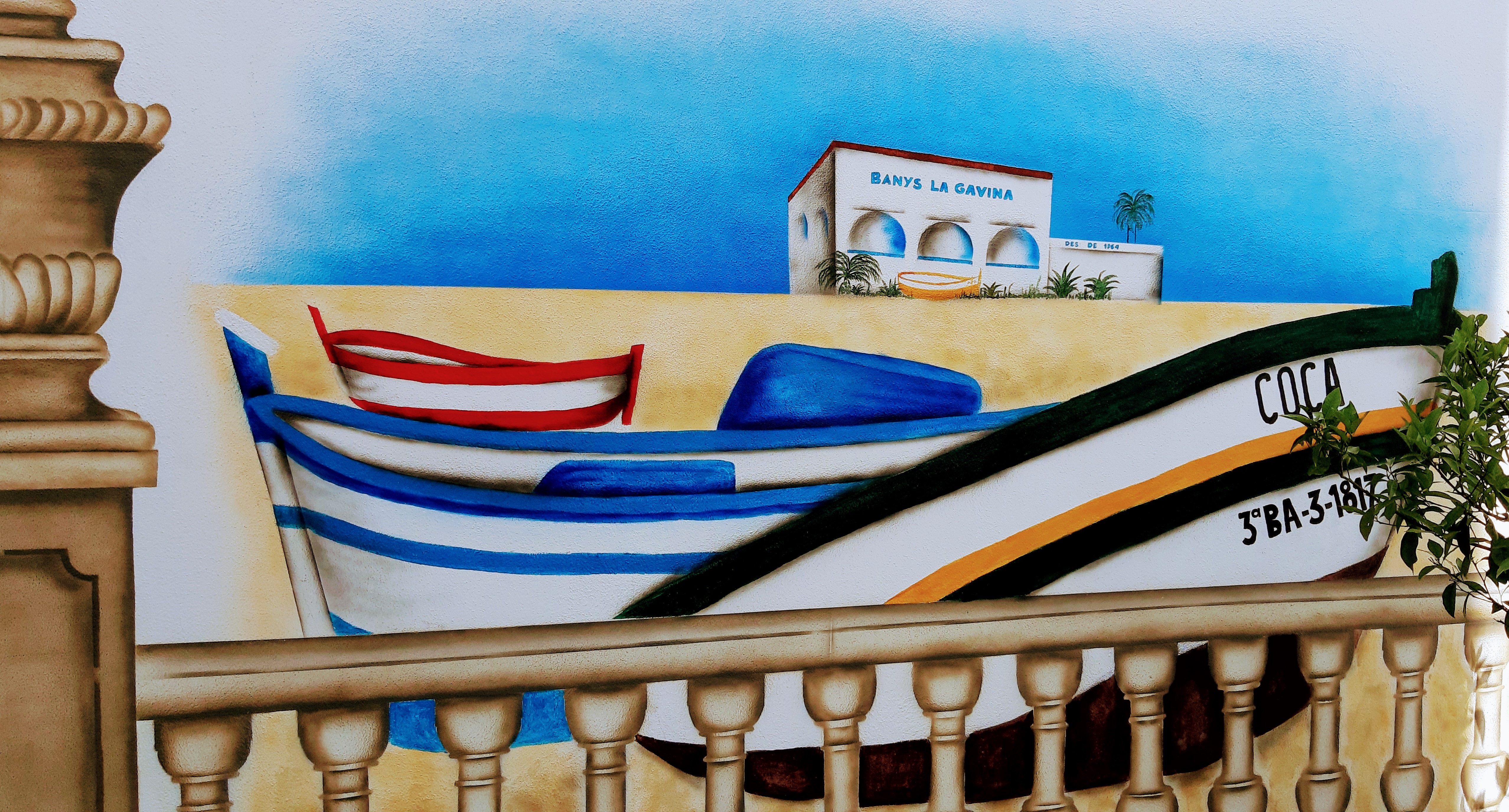 Mural les Barques Calella