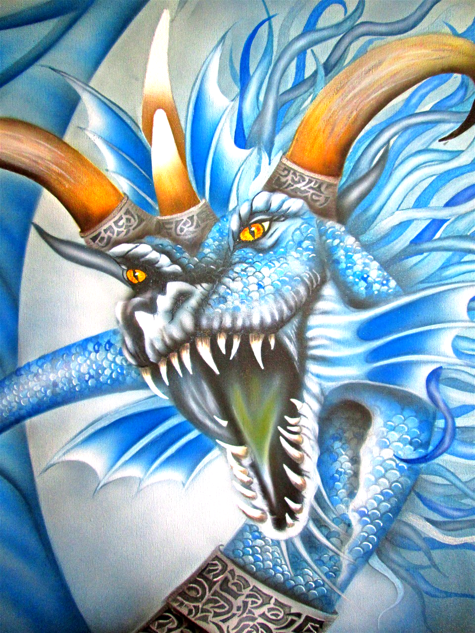 Drac blau